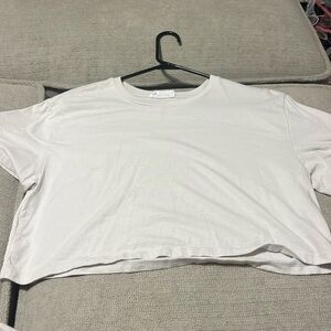 White crop top